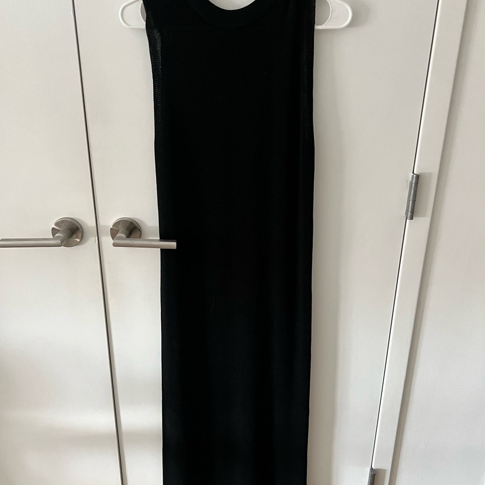 The Row Knit Sleeveless Black Dress - Picture 1 of 4